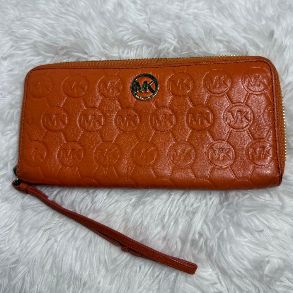 Michael Kors Orange Wallet